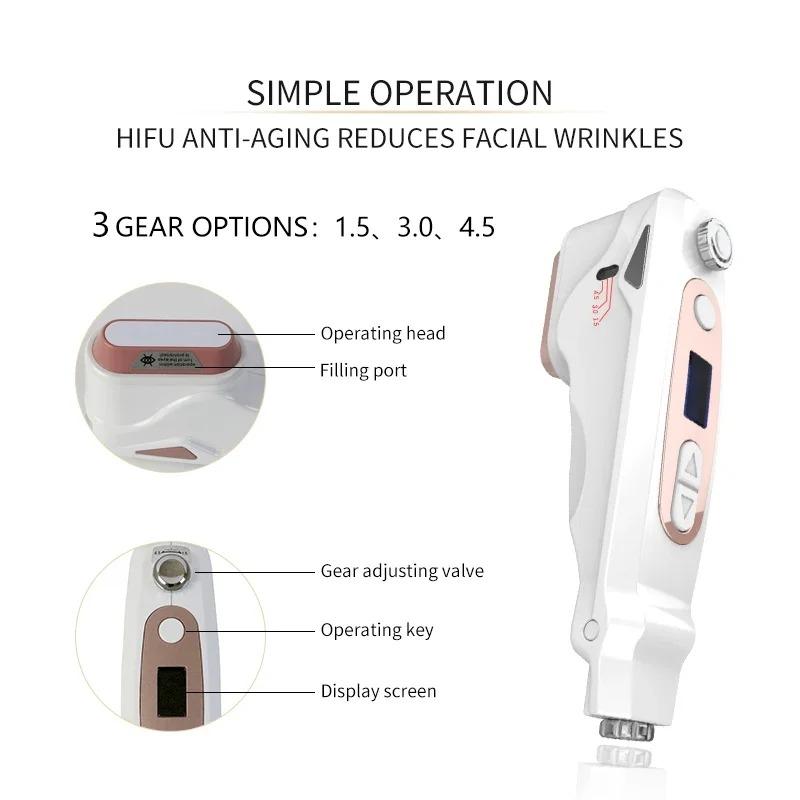 2026 Hifu Anti-Aging Device - Deep Skin Rejuvenation Mini Ultrasonic Tool For Home Salon Beauty Care