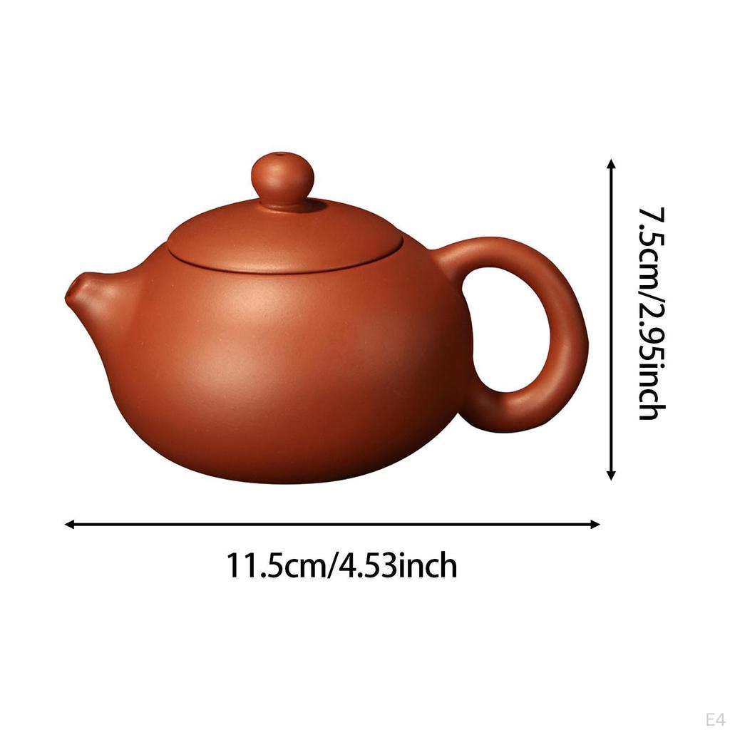 Расписанный вручную чайник «Цзыша», фиолетовый глиняный чайник с декором в виде ситечка, китайский антикварный чайник для