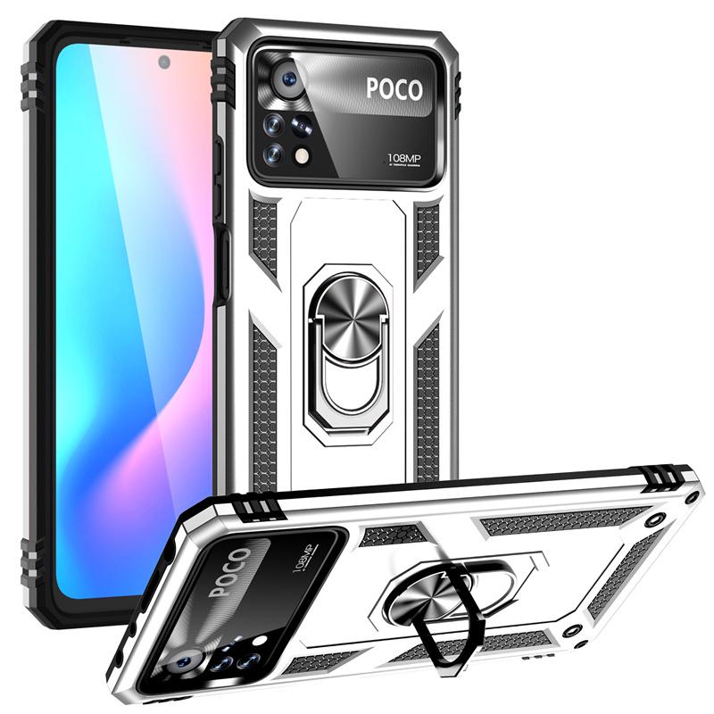 Для Xiaomi Poco X4 Pro чехол с магнитом и металлическим кольцом, Броня, противоударный чехол для Poko Poxo Little X4 Pro X4Pro Pocox4pro, чехол-бампер 5G