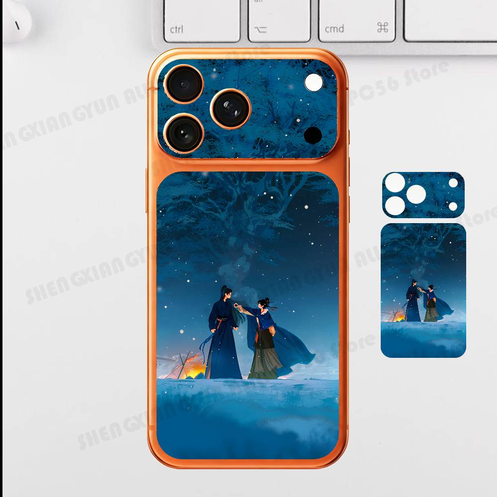 Zhu Yu For Iphone 17 Pro ProMax Back Protective Decorative Sticker Back Cover