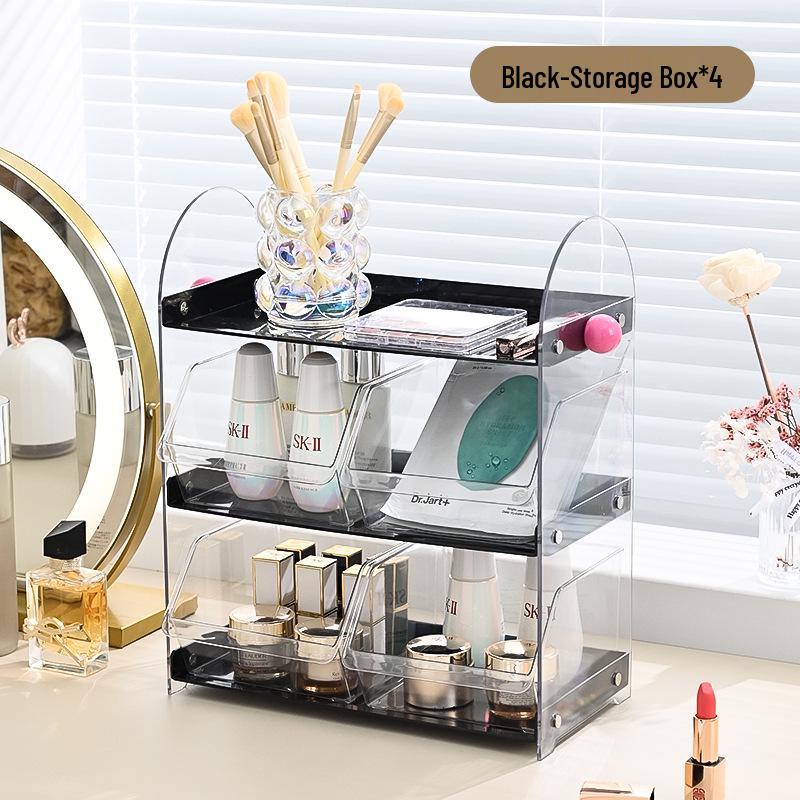 Высококлассная стойка для хранения косметики в китайском стиле для макияжа и средств по уходу за кожей