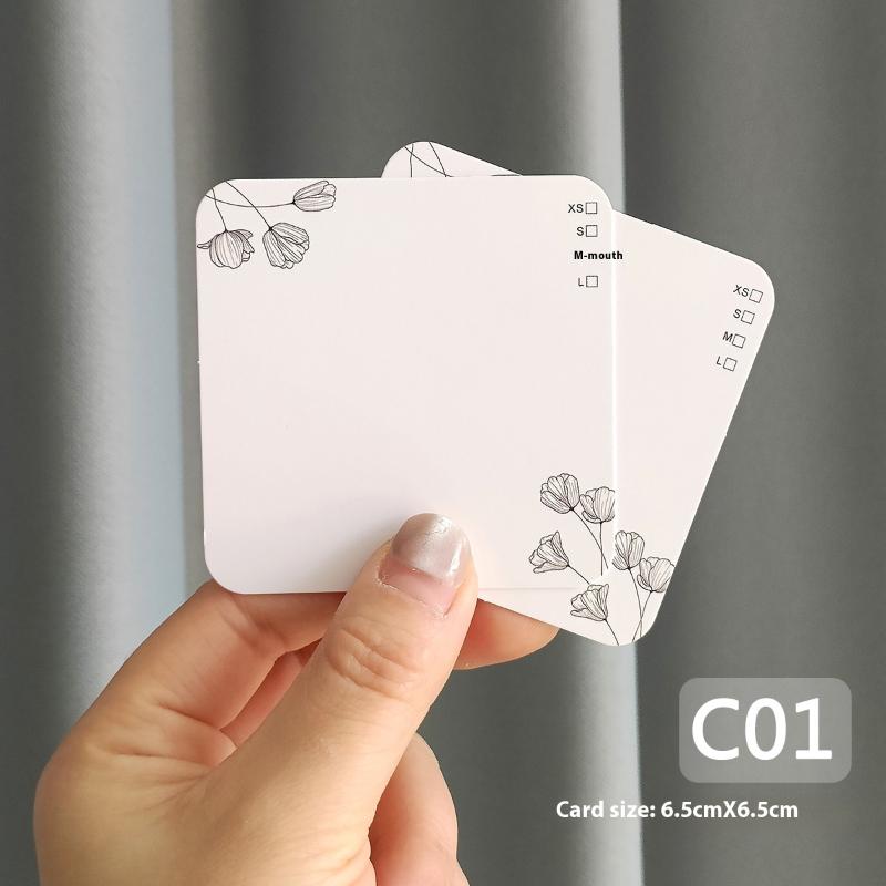 20 листов Накладные ногти Пресс-он Нижний цветочный узор Картонный фотореквизит Ручная работа Искусственные ногти Арт-типсы Дисплей Шоу-карточка Инструменты для маникюра