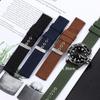 Нейлоновый ремешок для часов в рубчик для спортивного ремешка из военной парусины 18 мм 20 мм 22 мм Сменный ремешок для часов Мужской Женский Браслет