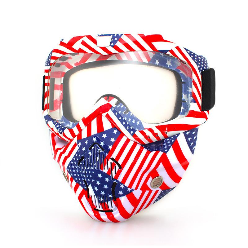 Ретро маски для лица, очки, внедорожные мотоциклы, гоночные очки, очки для велоспорта на открытом воздухе, катание на лыжах