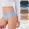 4 шт./компл. Сексуальные кружевные трусики с вырезами, женское нижнее белье, женские трусы больших размеров, бесшовные мягкие женские трусики, нижнее белье с низкой посадкой