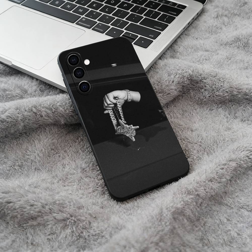 Rapper-Clarent Black Soft Silicone Phone Case for Samsung Galaxy A73, A71, A72, A70, A53, A52, A51