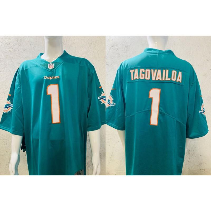 Miami Dolphins NFL Football Jersey Short Sleeve Embroidered Team Uniform Men Fans Sports Apparel