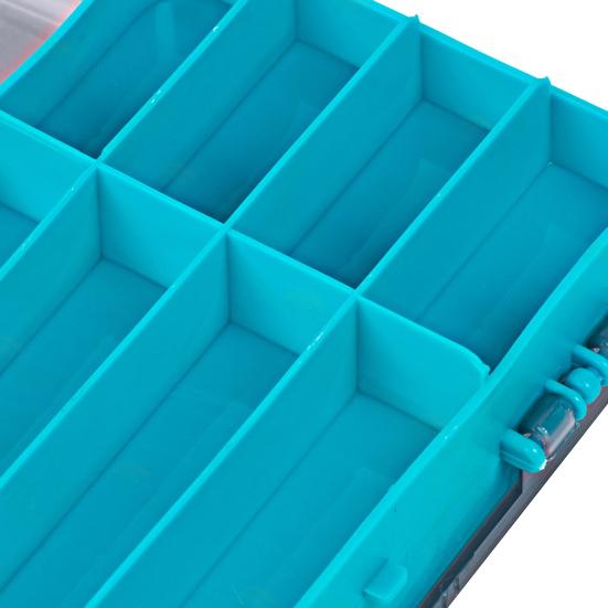 Двусторонняя коробка для приманок большой вместимости, легкая, из АБС-пластика, с отсеками, для рыбалки