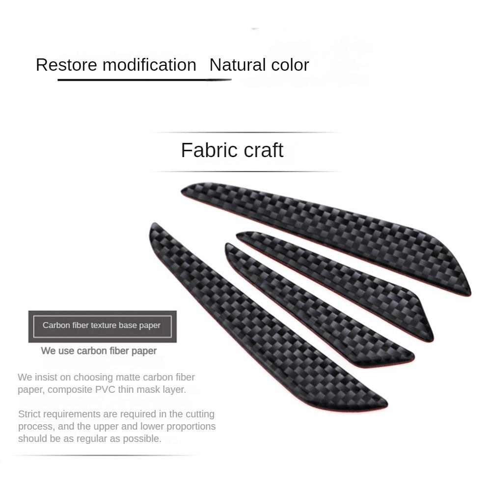 Автомобильные аксессуары, устойчивые к царапинам, практичные, 4 шт., защита от царапин, автомобильные принадлежности, защитная полоса для бампера автомобиля, универсальная, прочная