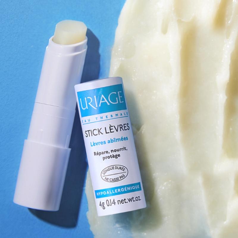 Uriage Sticklevre Оригинальный увлажняющий бальзам для губ Двойной план 4г + 4г 