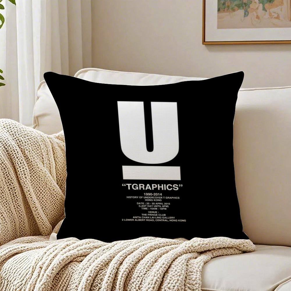 Brand UUndercover Cushion Cover Linen Pillowcase Soft for Sofa Bed Home Room Decor