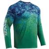 European and American cross-border outdoor fishing men's T-shirt camouflage long-sleeved fast-drying breathable fishing T-shirt casual sports long
