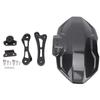 Motorcycle Rear Mudguard Carbon Fiber Look Tire Splash Guard with Mounting Bracket Replacement for