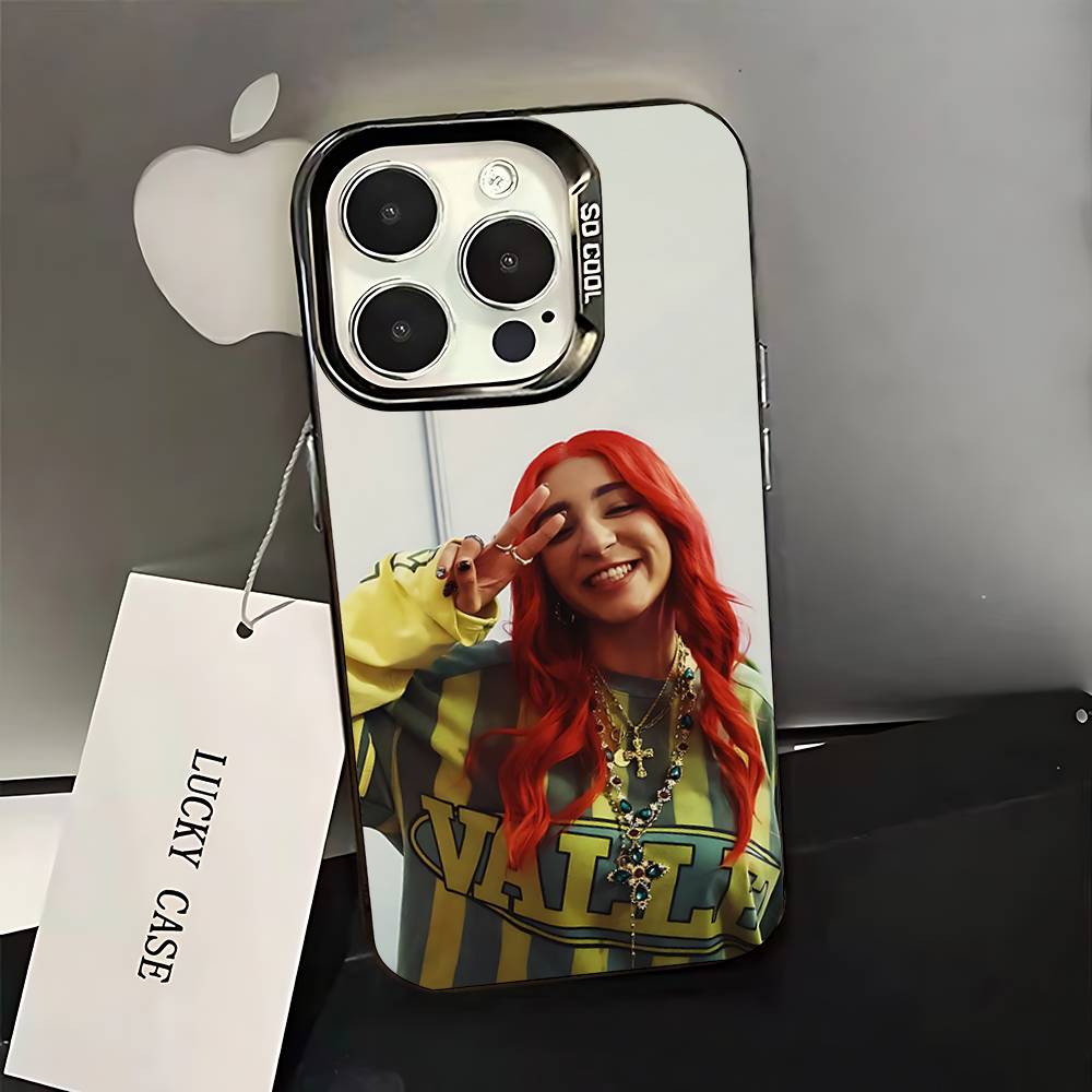 Singer D-De La R-Rose Hot Phone Case For iPhone 16,15,14,13,12,11,Pro,XS,Max,Plus,Mini,SE Black Candy Matte Shockproof Cover