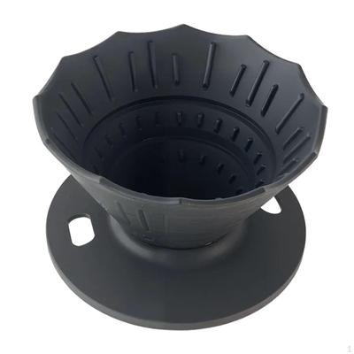 Силиконовый фильтр для кофе Pour over, складной черный фильтр для прибора
