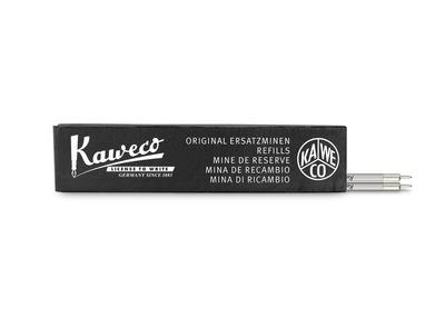 Стержень для шариковой ручки Kaweco игольчатого типа, черный, масляный (Д/1), шорты, (Набор 2), 10002053,