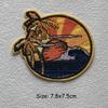Вышивка плавкого шитья, значки для одежды, нашивки, пейзаж, пустыня, лес, панк-нашивка, сделай сам, теплопередающие наклейки, новый аксессуар для одежды, мода