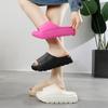 Women Slippers Fashion Thick Sole 4cm EVA Breathable Comfortable Outdoor Solid Color Beach Anti-slip 4 Colors 36-41
