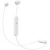 Sony Wireless Earphones Wi C300  BlueTooth Compatible  Up To 8 Hours Continuous Playback With Mic  2018 Model  White  Wi C300  W  White