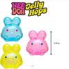 NeeDoh Jelly Hops Кролик Сквиши Анти-Стресс Гелевый Шар Мягкий Анти-Тревожность Сенсорный Фиджет, Игрушка-Сжималка для Подарка