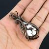 Ravishing Wild Horse Gemstone Handmade Pure Copper Wire Wrap Jewelry Pendant For Love