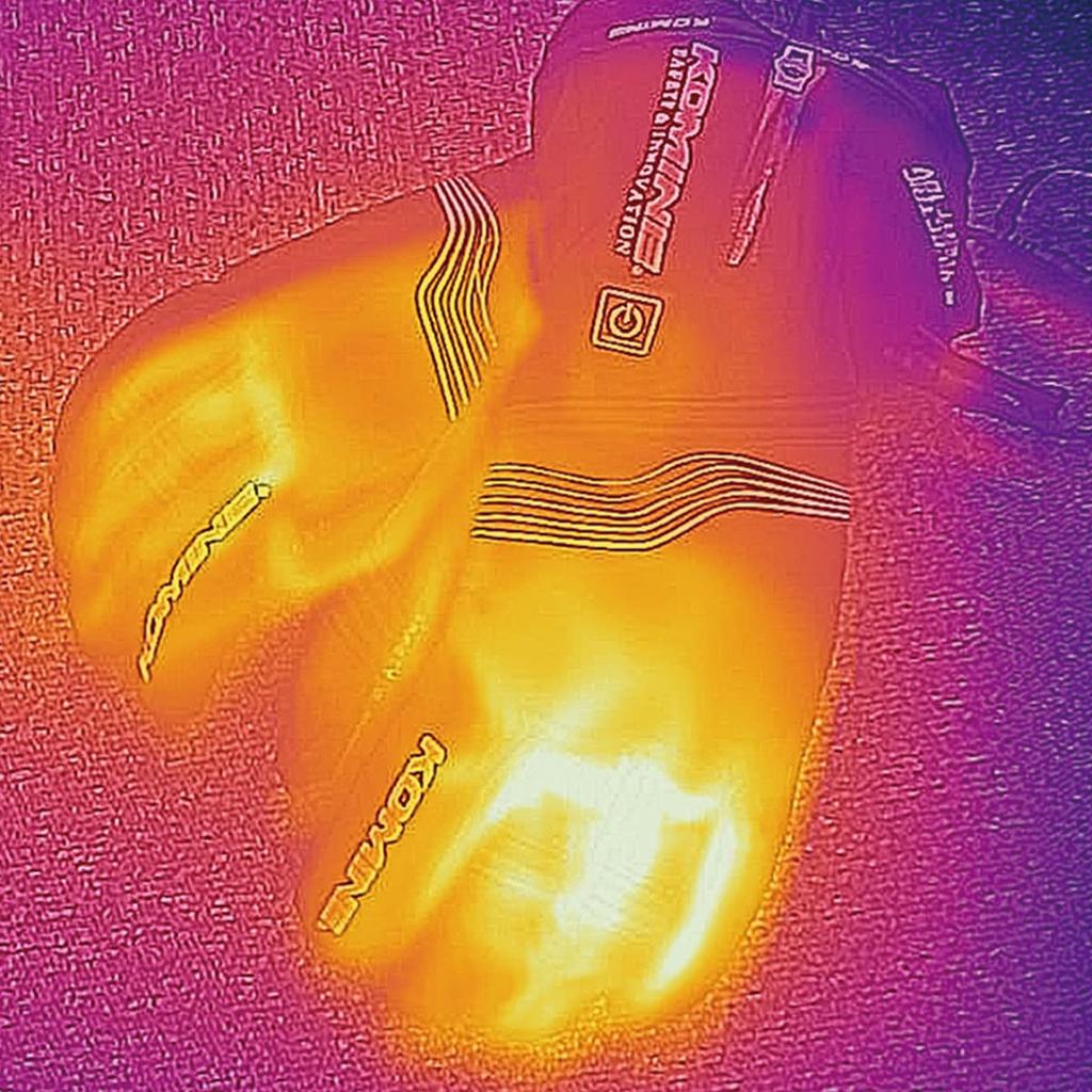 KOMINE Protective Electric Solid Size M EK-201 Gloves, 12V, Black,