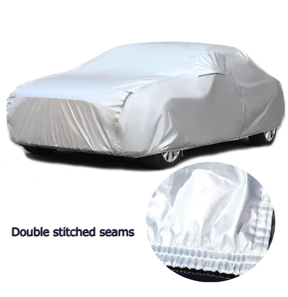 Lightbuddy Car Cover for Station Wagon Premium Car Body Cover with UV and Windproof Specially Designed for Rearview Mirrors Mercedes-Benz C-Class