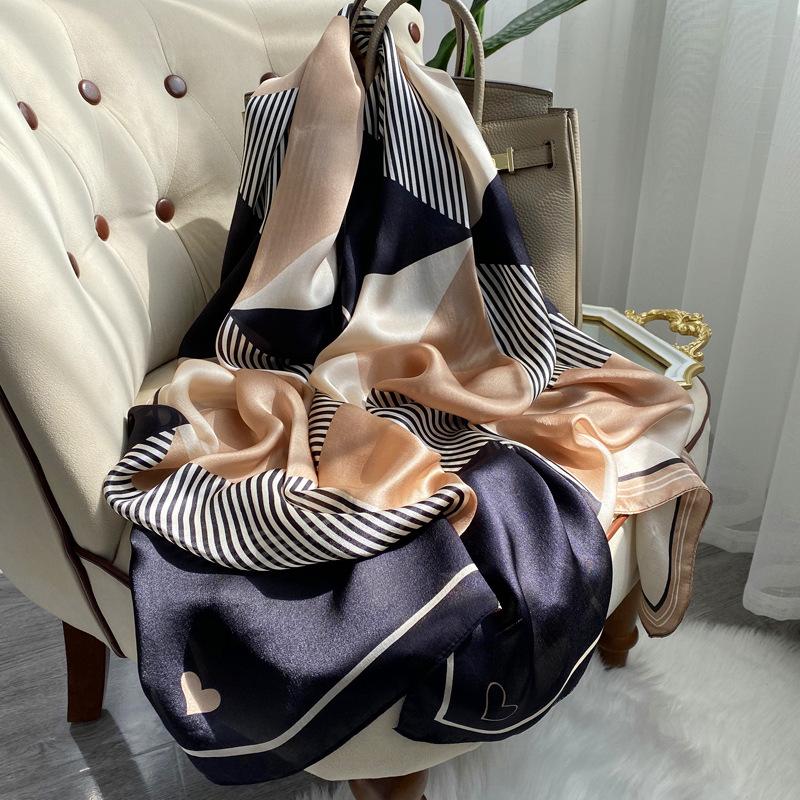 Ханчжоу 100% натуральный шелковый шарф для женщин, бандана, длинные шарфы, платок, роскошный высококачественный хиджаб, эшарпе, пашмина