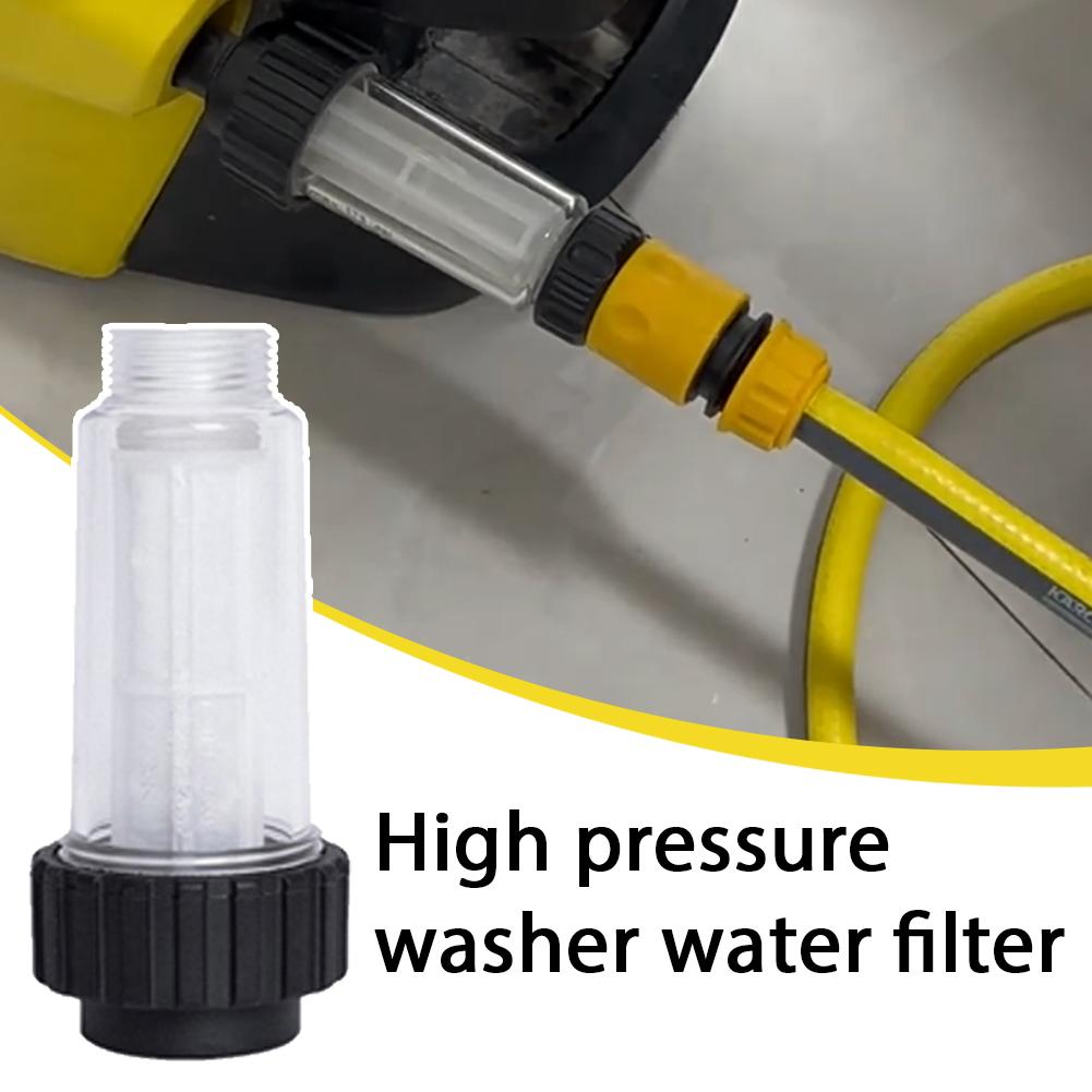 Соединитель для водяного фильтра для пистолета мойки высокого давления, соединение G3/4 дюйма (с фильтрующим картриджем) для Kärcher K2 K3 K4 K5 K6 K7