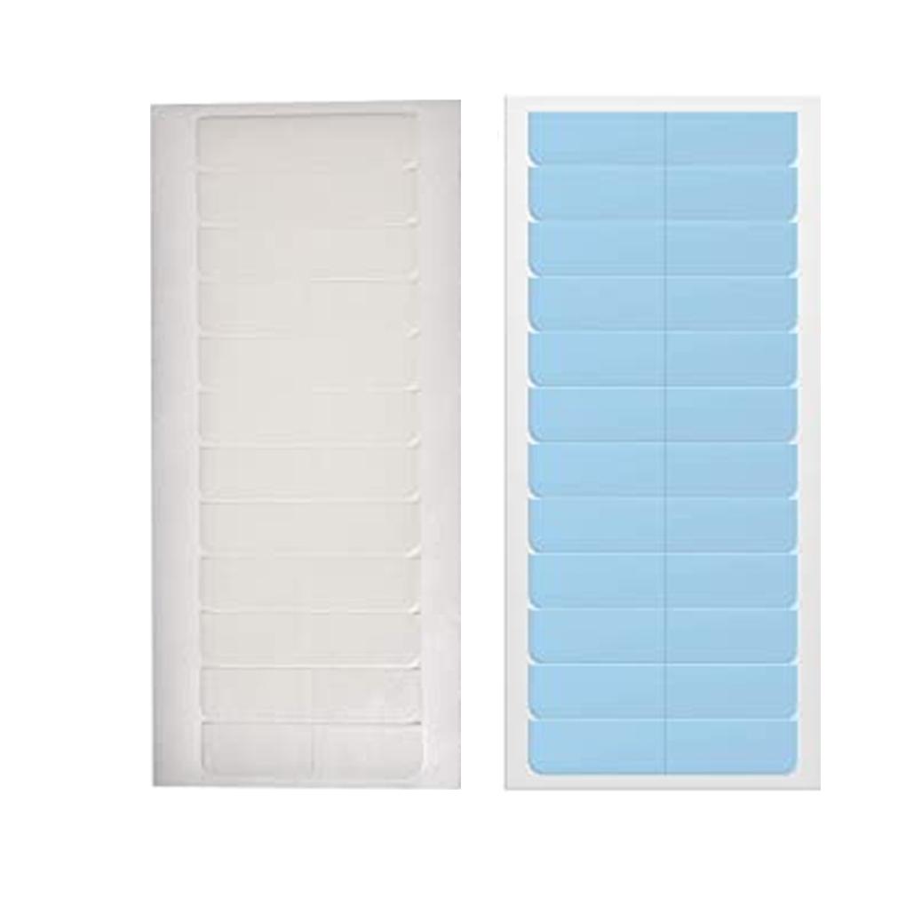 12 штук Ленты для наращивания волос Тканевые ленты Водорастворимая липкость Товары для дома Полезный Двусторонний стикер Стайлинг