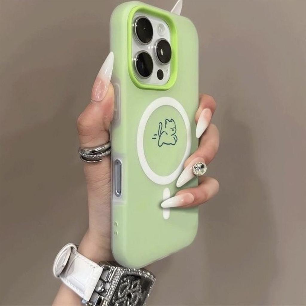 Гелевый чехол-книжка 2-в-1 с магнитом, съемный чехол 3-в-1, прозрачный и утолщенный, для Apple, летние девушки