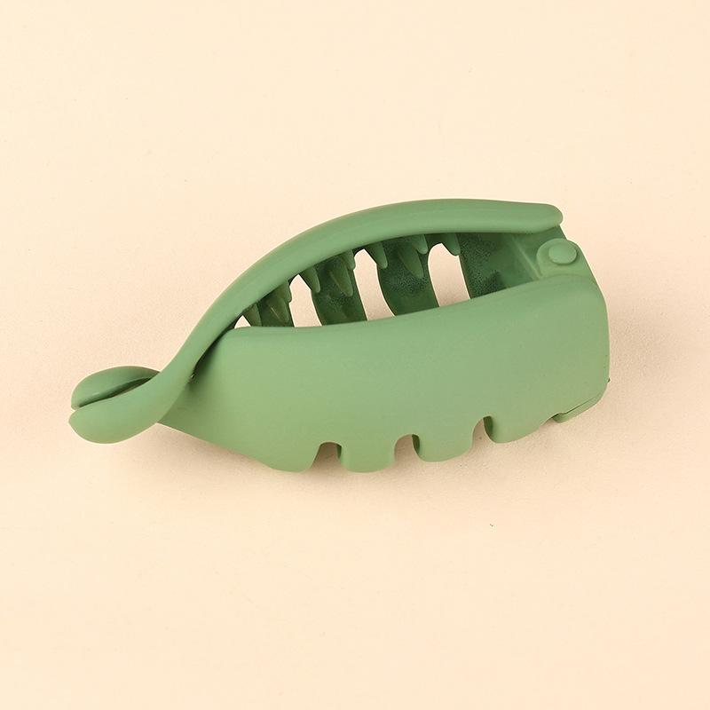 Матовые высокие зажимы для хвоста, сплошной цвет, зажим «банан», женские аксессуары для прически, модные заколки для хвоста, когти, заколки для волос