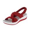 Autumn New Large-size Sandals Women's Simple Fish Mouth Thick-soled Soft-soled Sandals - Size 3