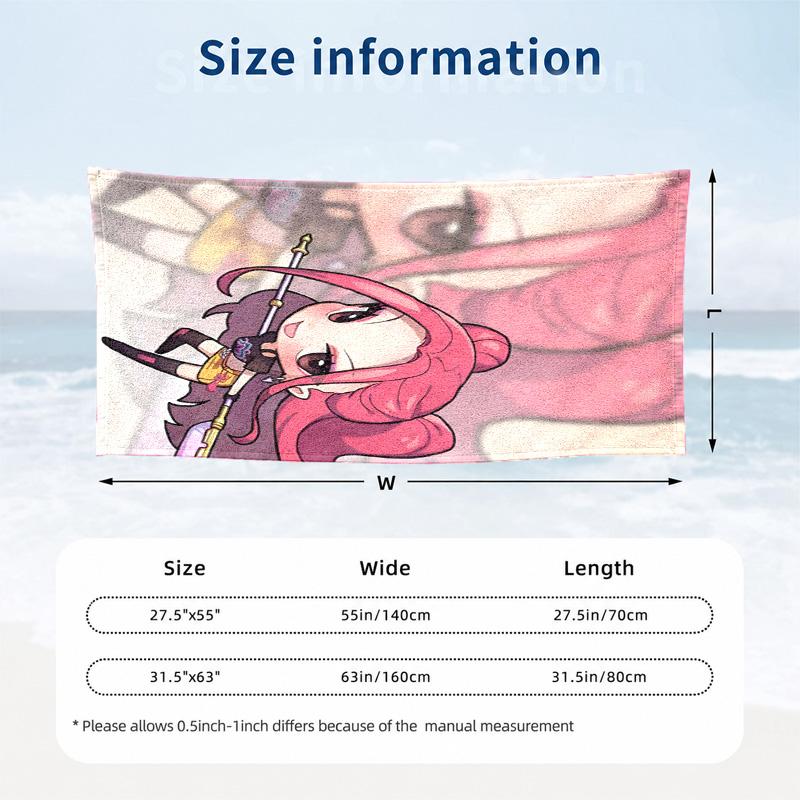 Kpop demon hunters Microfiber Beach Towel Quick Dry Sand Free Lightweight Beach Towels for Travel Swimming Camping