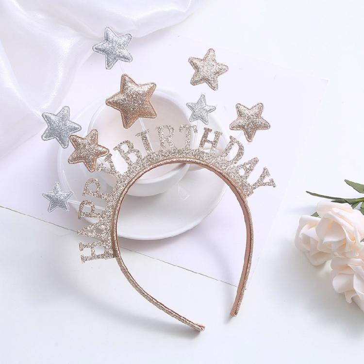 Модная Звездная Повязка на Голову Украшение для Волос Для Вечеринок Свадеб и Сценических Выступлений Легкая и Простая в Использовании
