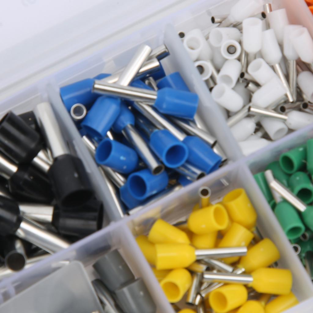 400Pcs Insulated Terminal Wiring Crimp Connector Industrial Supplies AWG 22 ‑ 10