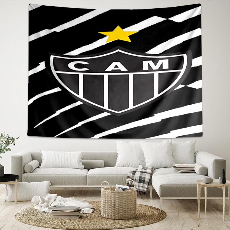 1PC Black And White Stripes With Shield Printed Tapestry Room Decoration Wall Hanging for Living Room Bedroom, dormitory, Birthday and Christmas gift