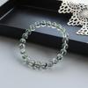 Natural Green Phantom Sky Crystal Beaded Bracelet for Women - Summer Jewelry