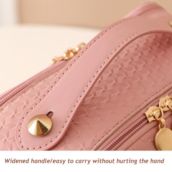 Дорожная косметичка женская водонепроницаемая органайзер для косметики с верхней ручкой косметичка с влажным отделением для деловых поездок отпуска