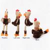 Plush Outer Turkey Dog Toy Soft Fabric Puppy Teething Toy Interactive Dog Toy  Puppy Training