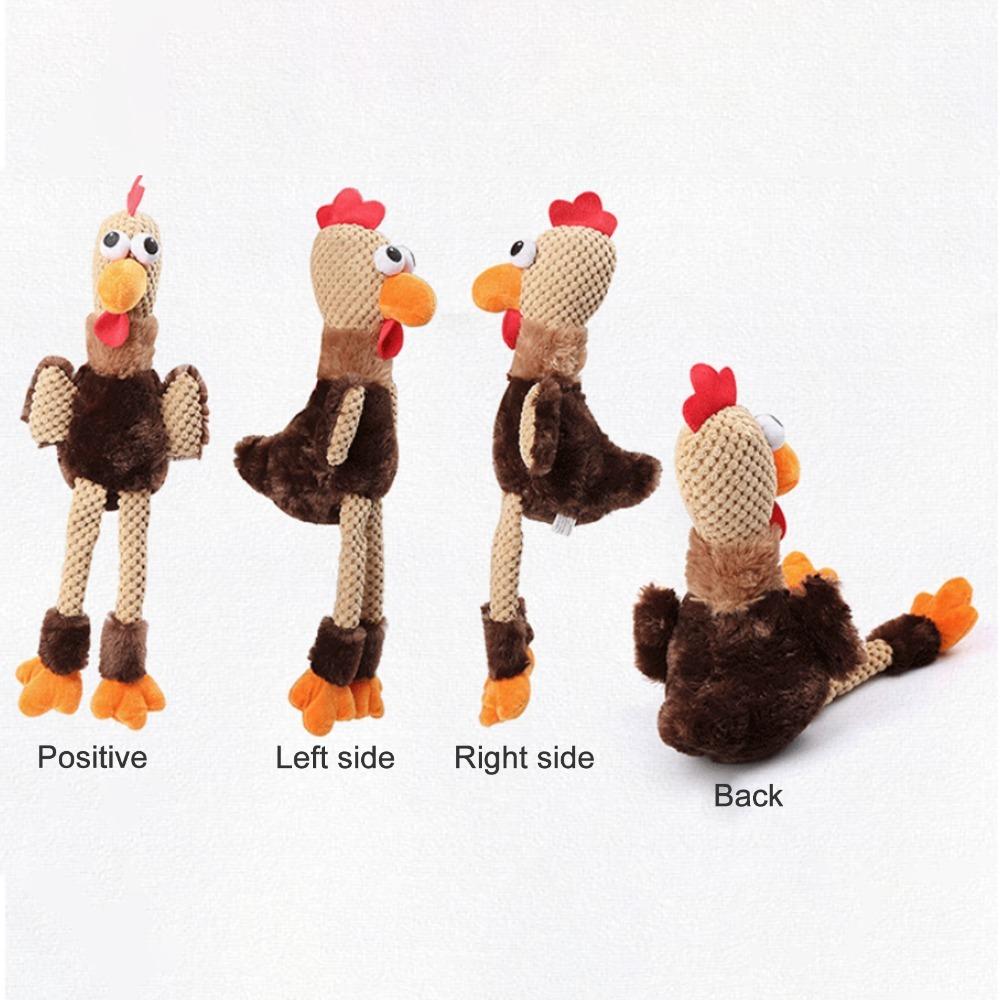 Plush Outer Turkey Dog Toy Soft Fabric Puppy Teething Toy Interactive Dog Toy Puppy Training