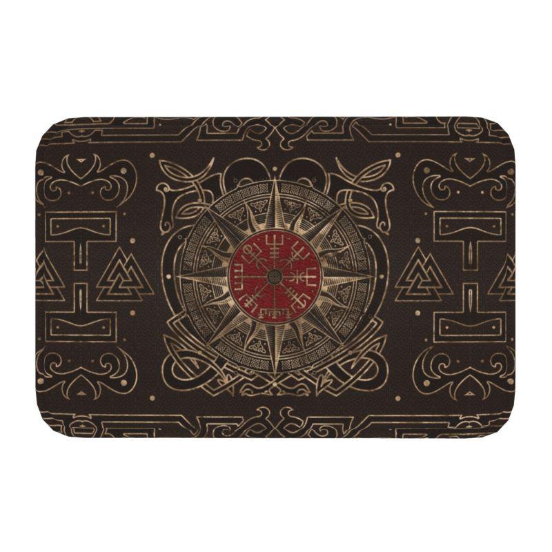 Viking Odin Valknut Runes Front Door Floor Entrance Mats Norse Vikings Valhalla Kitchen Bathroom Doormat Garage Carpet Rug