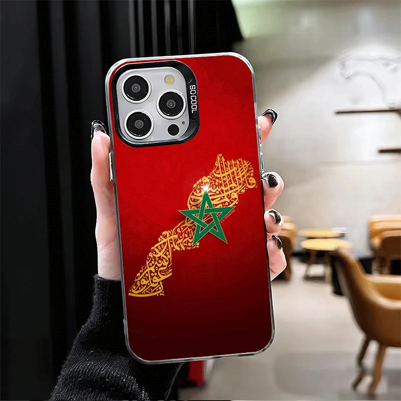 Morocco Flag Shockproof Phone Case for iPhone 17 Air 16 16E 15 Pro Max 14 Plus 13 Mini 12 Back Cover Anti Fall Fundas