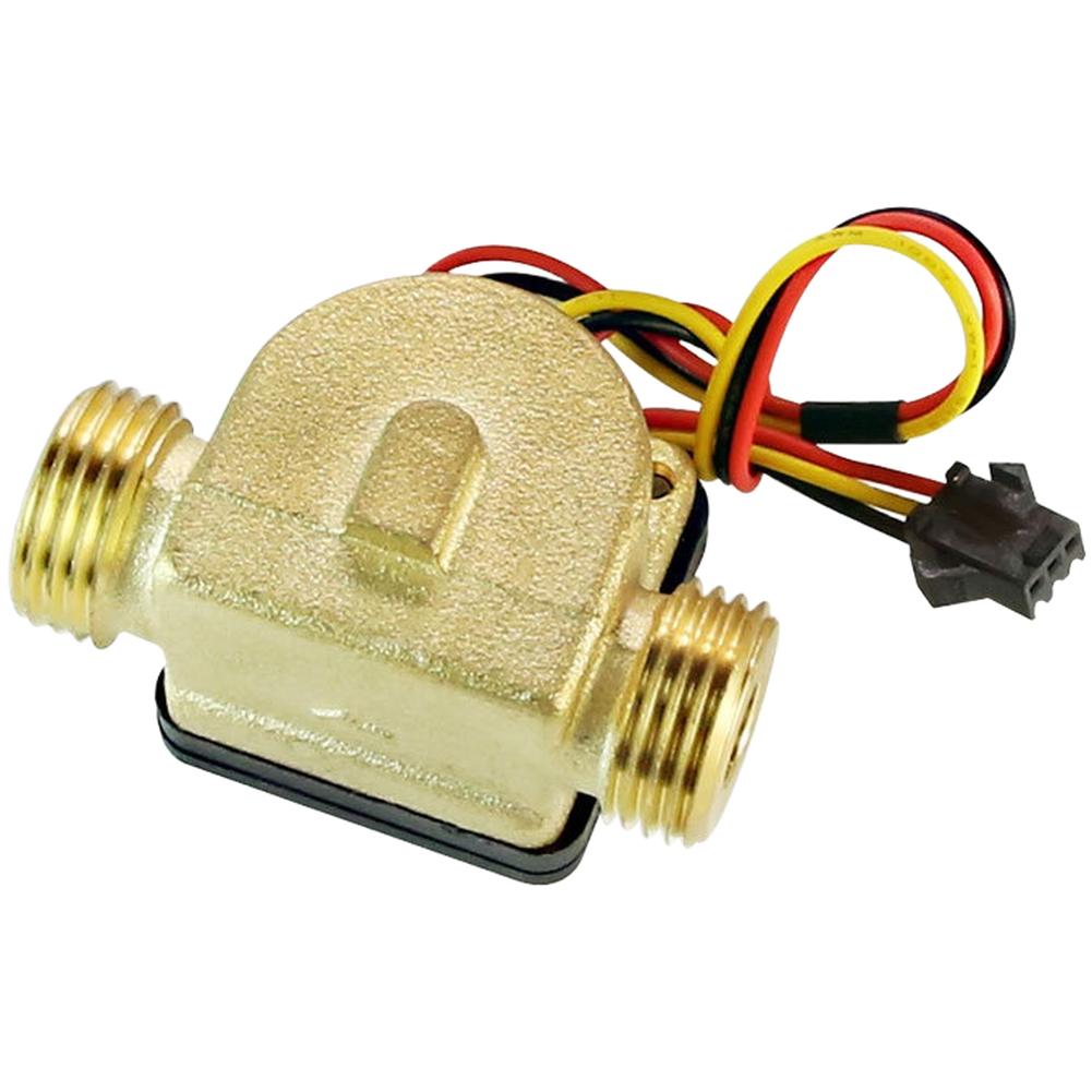 4 Inch Copper Water Flow Sensor DN15 G1/2 External Thread For Water Heater With