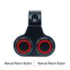 Double Button Motorcycle Switch Controller Steering Turn Lamp On-off For Motorbike 22mm Handle Bar Waterproof LED Head Fog Light