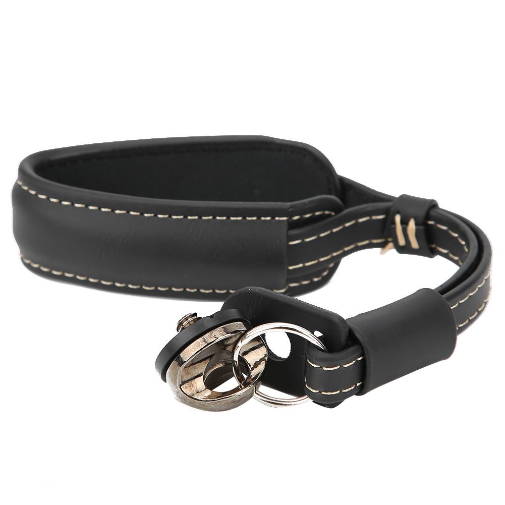 PU Wrist Safety Belt Lanyard with 1 4in Screw for DJI OM 4 Handheld Ballhead Stabilizerblack