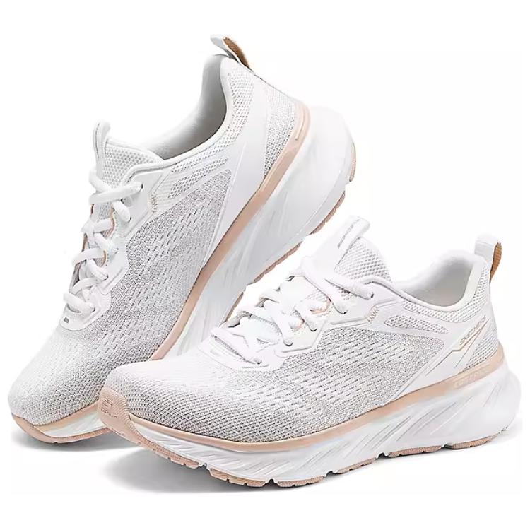 Skechers Edgeride Модные Универсальные Прочные Низкие Беговые Кроссовки Женские Кроссовки Белые 150471-WNT