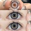 EYESHARE 2Pcs Natural Brown Contact Lenses Yearly Contact New Korean Cosmetics Beauty Blue Eyes Makeup Pupils