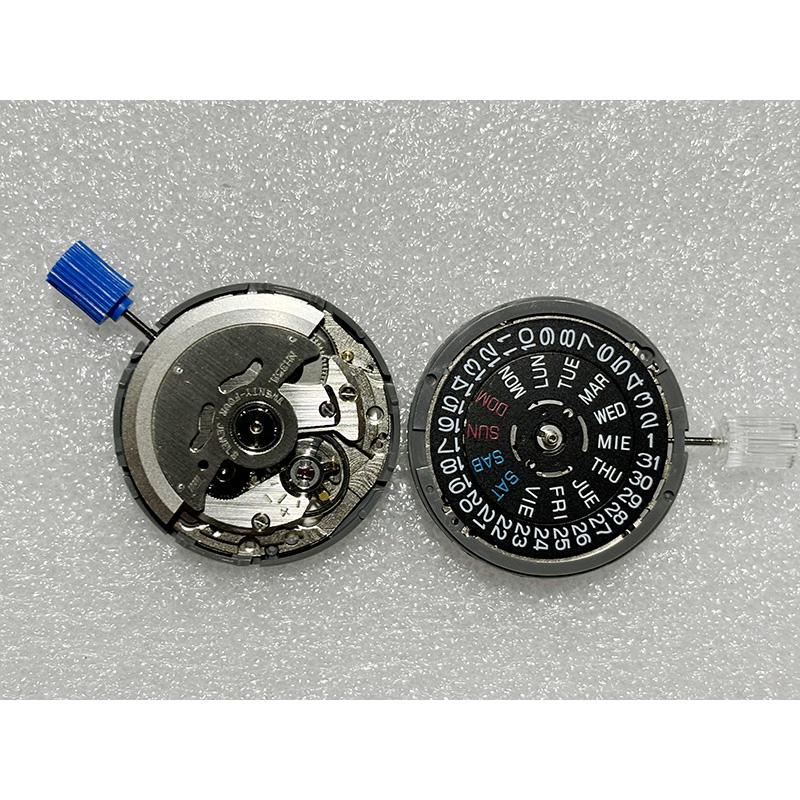 Genuine Japan NH36A 24 Jewels Automatic Movement Date Wheel Crown 3/4.5 O'clock Watch Repair Accessories 7