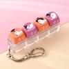 Cartoon Pattern Light Up Keychain Toy Light Up Fidget Keyring Toy  Everyday Stress Relief